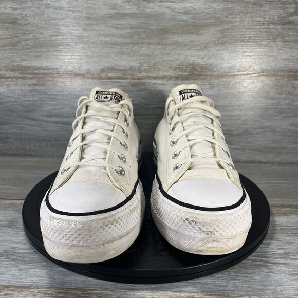 Converse Women’s Chuck Taylor All Star Lift Low-Top Platform Sneakers Size 10 - Picture 2 of 8